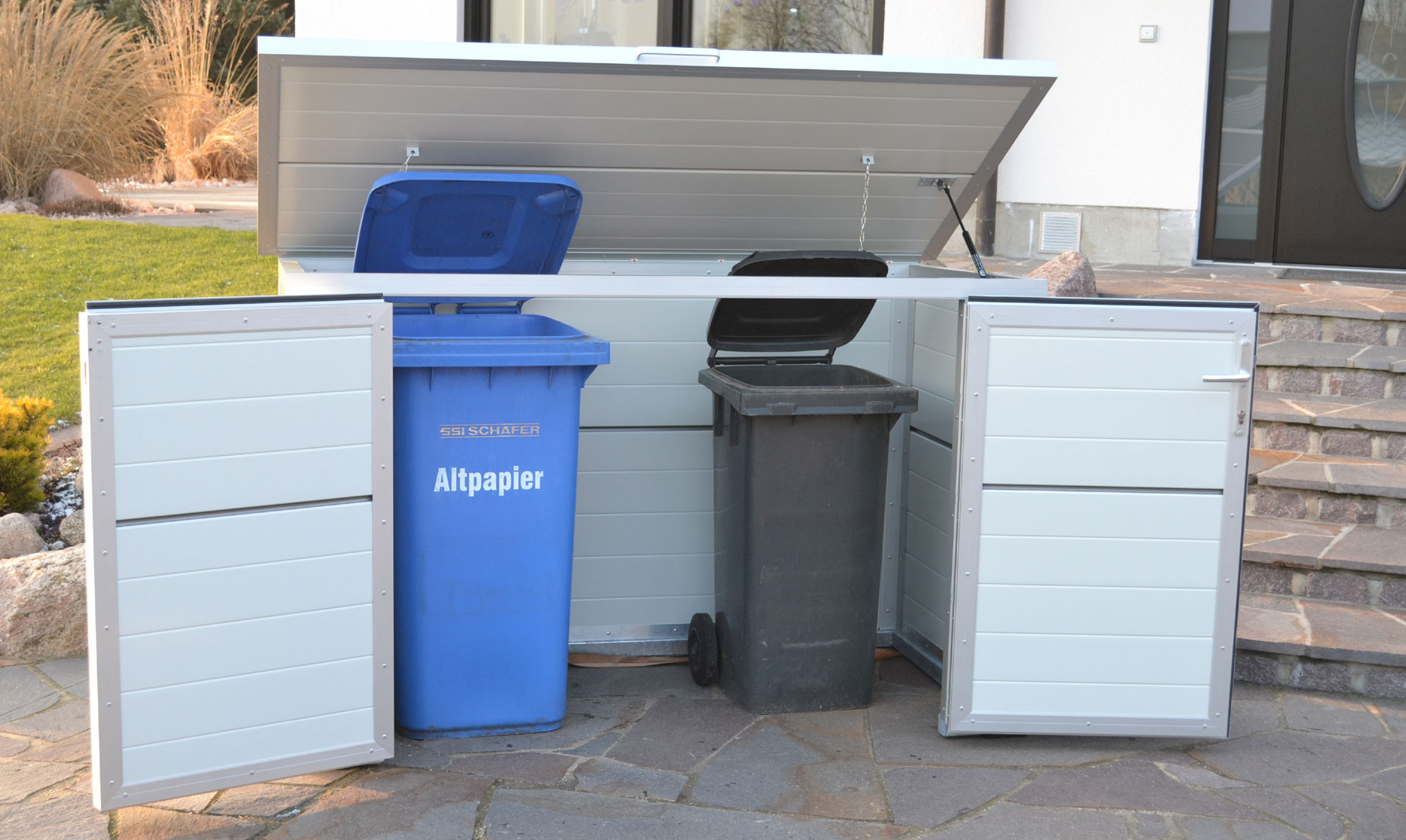Mülltonnenbox als Abfalltonnen Unterstand individuell nach Maß