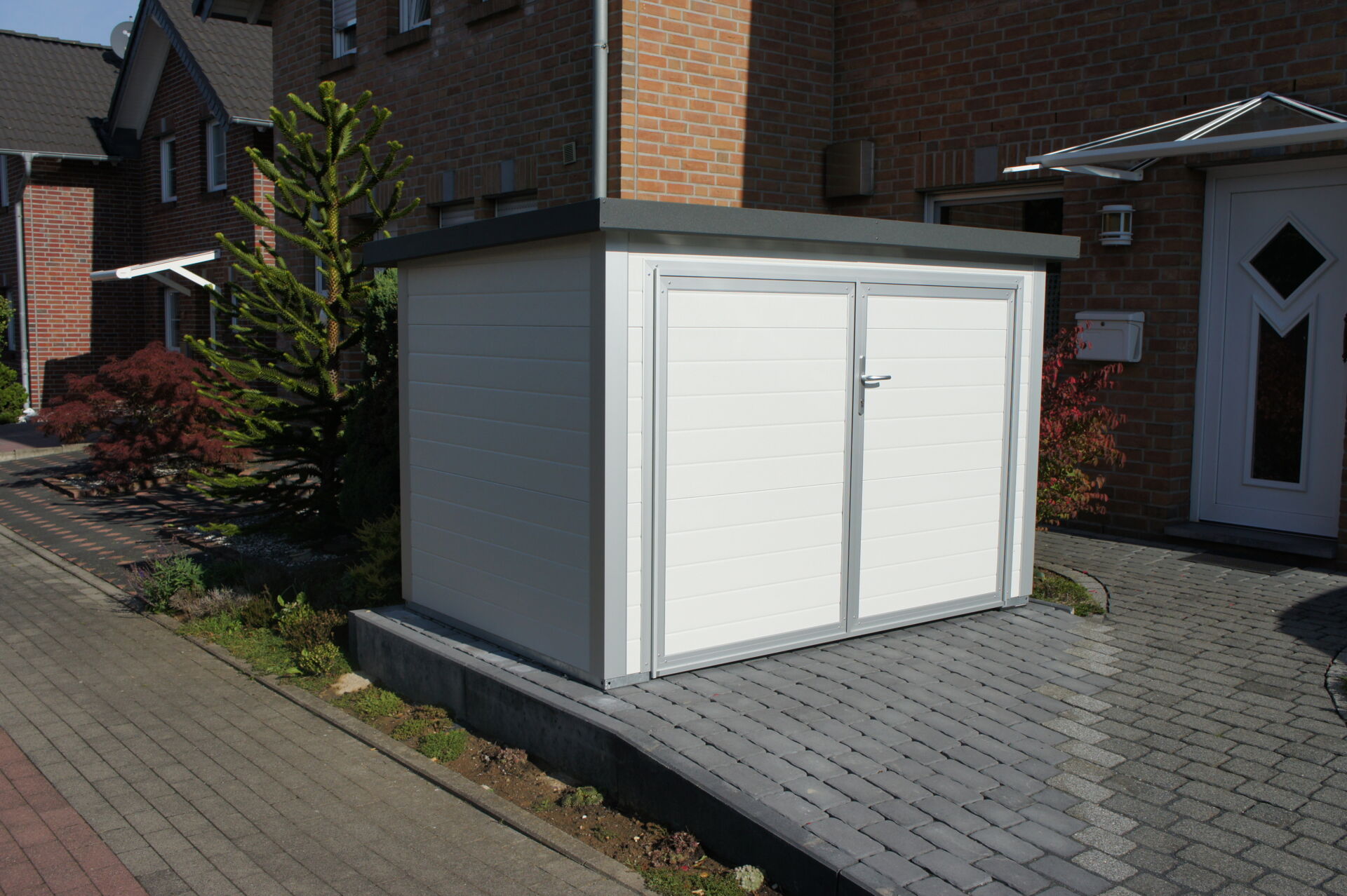 Fahrradgarage zum selber bauen günstig und abschliessbar