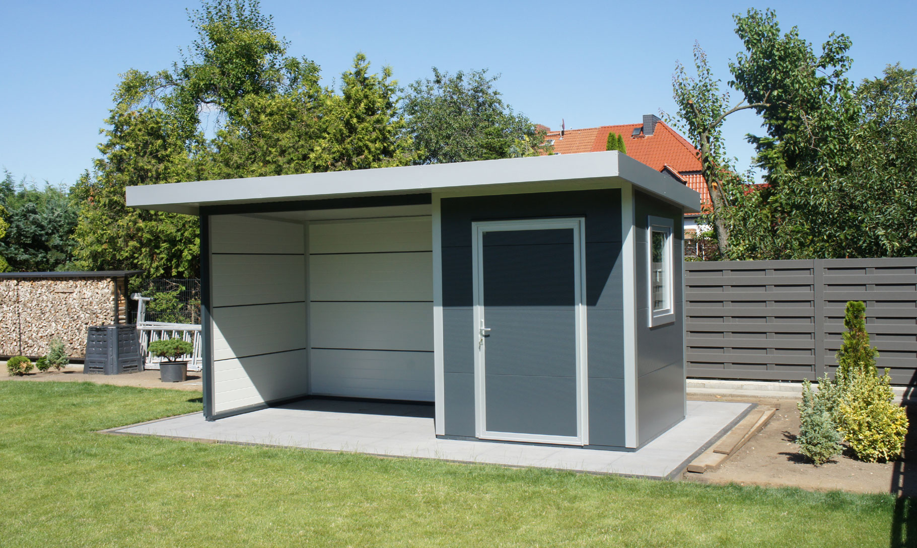 Gerätehaus und Geräteschuppen gedämmt und witterungsbeständig